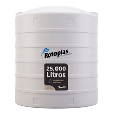 Cargar imagen en el visor de la galería, Tanque Rotoplas 25000 litros blanco estándar vertical para uso industrial | FH Ferreterías