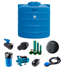 Cargar imagen en el visor de la galería, Cisterna Rotoplas 10000L / Con Equipo - FH Ferreterías