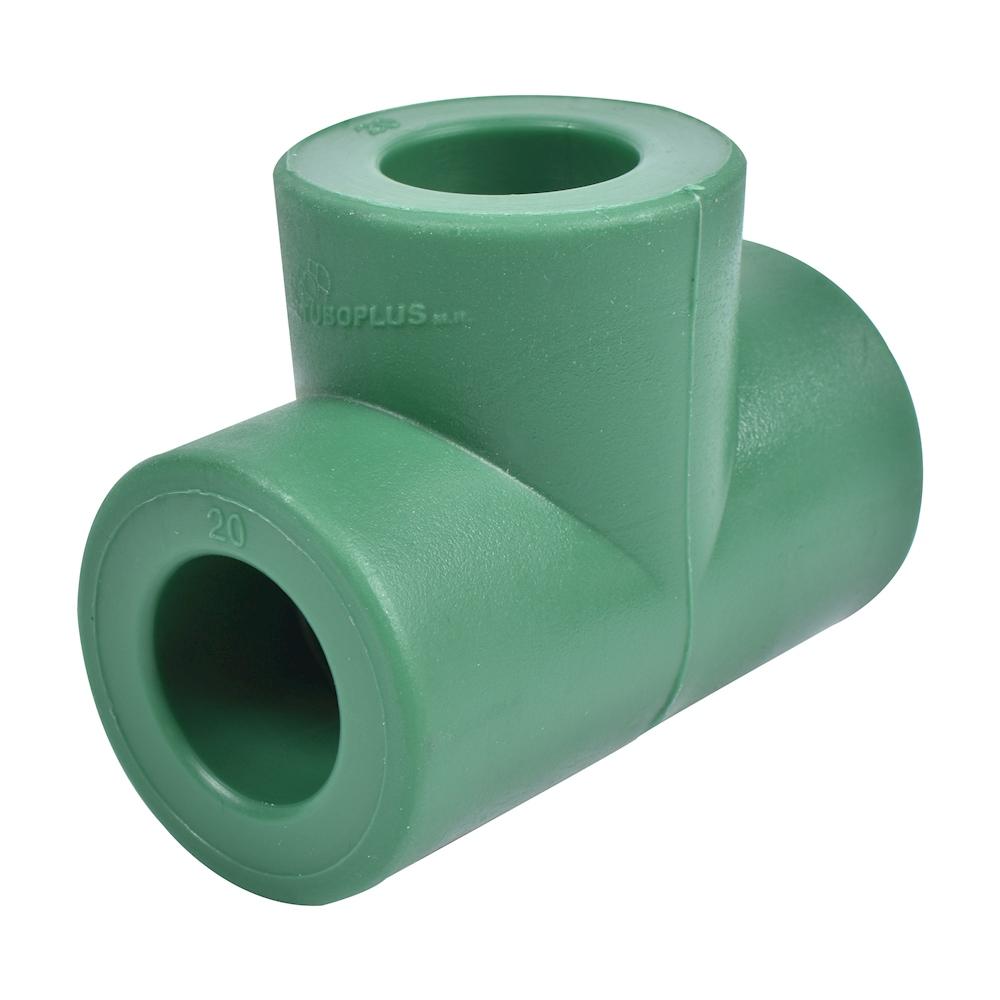 T de compresión reducida para tubo multicapa NOYON & THIEBAULT - Ø 20 mm  toma central tubo