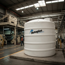 Cargar imagen en el visor de la galería, Tanque Rotoplas blanco de 25000 litros en fábrica | FH Ferreterías
