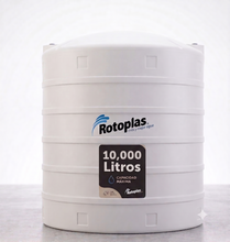 Cargar imagen en el visor de la galería, Tanque de agua Rotoplas 10,000 L blanco estándar, vista de producto | FH Ferreterías
