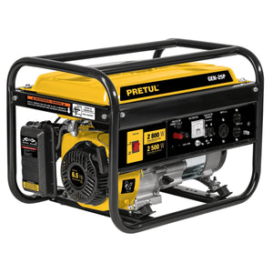 Generador eléctrico con motor a gasolina, 2,800W, -Pretul-26034 - FH Ferreterías