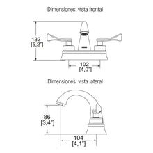 Cargar imagen en el visor de la galería, Mezcladora Para Lavabo Helvex Hm-17 Acabado Cromo - FH Ferreterías
